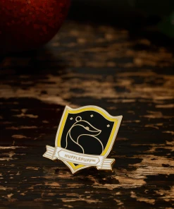 Warner Bros Hufflepuff House Crest Enamel Pin