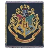 Warner Bros Hogwarts Crest Woven Throw