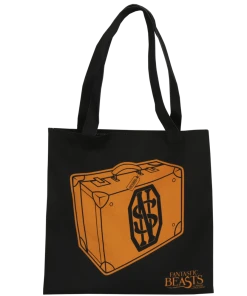 Warner Bros Best Sellers Fantastic Beasts Black Suitcase Tote Bag