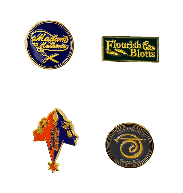 Warner Bros Best Sellers Diagon Alley Shop Sign Pins 4 Warner Bros Best Sellers Diagon Alley Shop Sign Pins