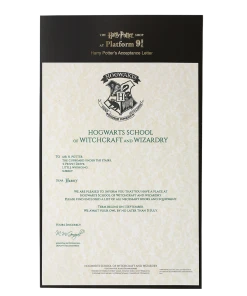 Warner Bros Exclusives Harry Potter's Hogwarts Acceptance Letter