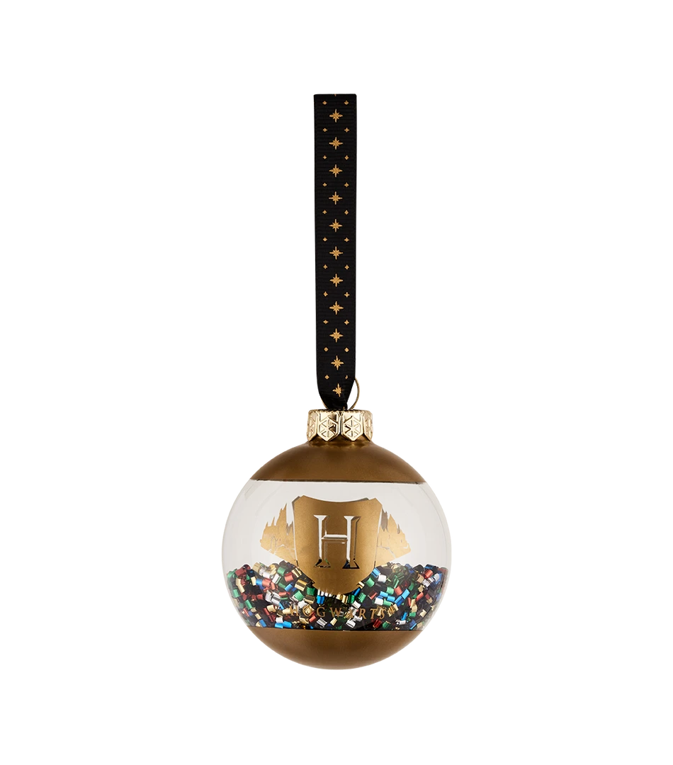 Warner Bros Glass Hogwarts Bead Bauble 3 Warner Bros Glass Hogwarts Bead Bauble