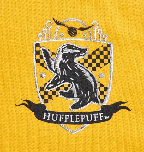 Warner Bros Hufflepuff Adult Spirit Jersey 6 Warner Bros Hufflepuff Adult Spirit Jersey