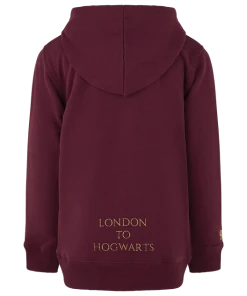 Warner Bros Best Sellers Platform 9 3/4 Kids Zip Hoodie - Burgundy