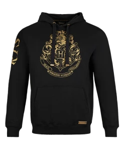 Warner Bros Hogwarts Gold Crest Hooded Jumper