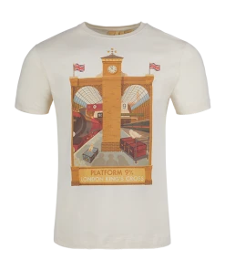 Warner Bros Best Sellers MinaLima Platform 9 3/4 Print T-Shirt