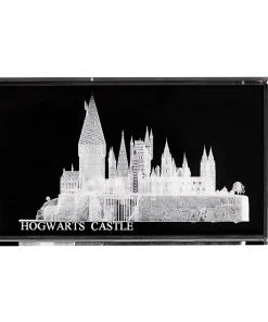 Warner Bros Hogwarts School Of Witchcraft And Wizardry Glass Paperweight