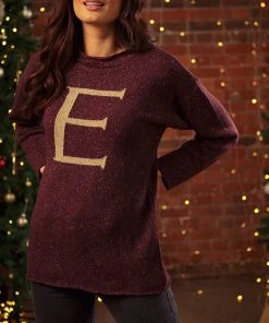 Warner Bros Weasley Knitted Jumpers 'E' Weasley Knitted Jumper