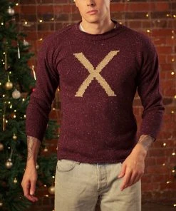 Warner Bros 'X' Weasley Knitted Jumper Weasley Knitted Jumpers