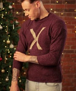 Warner Bros 'X' Weasley Knitted Jumper Weasley Knitted Jumpers