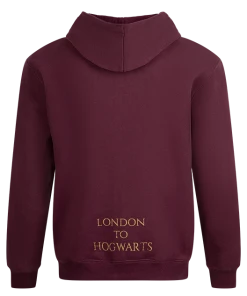 Warner Bros Platform 9 3/4 Zip Hoodie - Burgundy