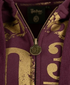 Warner Bros Platform 9 3/4 Zip Hoodie - Burgundy