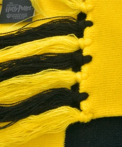 Warner Bros Hufflepuff Broad Stripe Scarf 5 Warner Bros Hufflepuff Broad Stripe Scarf